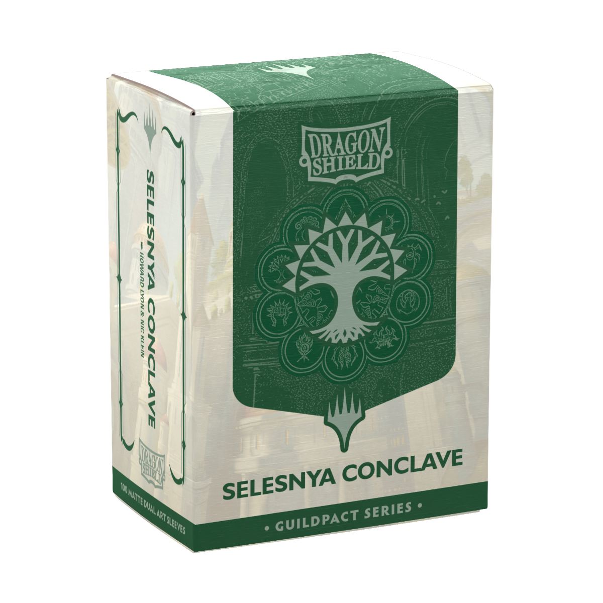 Dragon Shield Guild Pact Series Selesnya Conclave Matte Dual Art Sleeves