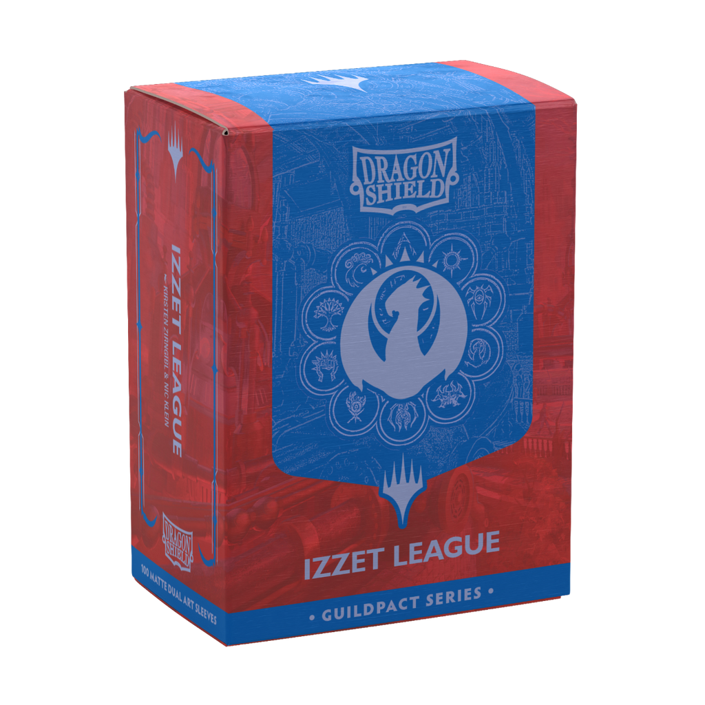 Dragon Shield Guild Pact Series Izzet League Matte Dual Art Sleeves