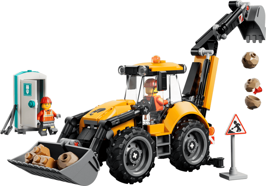 LEGO 60480 CITY - Scavatrice da cantiere gialla