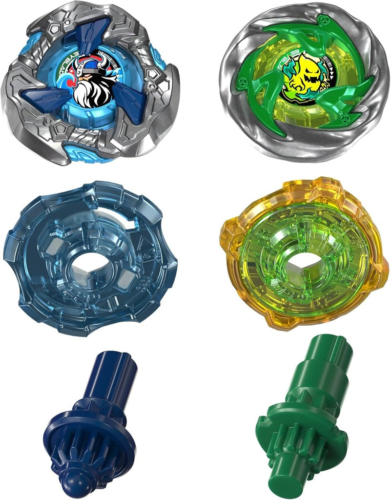 Beyblade X | Circle Ghost 4-60LR UX & Hack Viking 4-55O UX Dual Pack Set