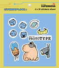 SET STICKER - CYBERPUNK 3