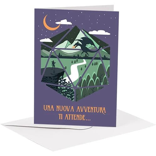 BIGLIETTO AUGURI UNA NUOVA AVVENTURA