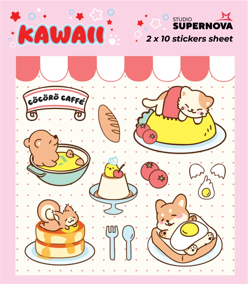 SET STICKER - KAWAII 2