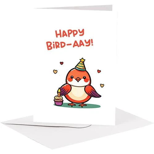 BIGLIETTO AUGURI HAPPY BIRD-AAY