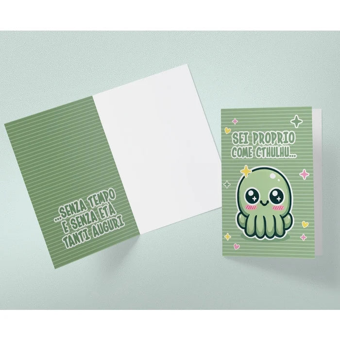 BIGLIETTO AUGURI CTHULHU
