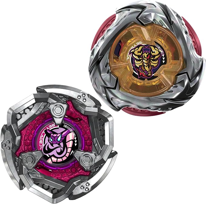Beyblade X | Spear Scorpio 0-70Z UX & Tail Viper 3-85LO BX Dual Pack Set