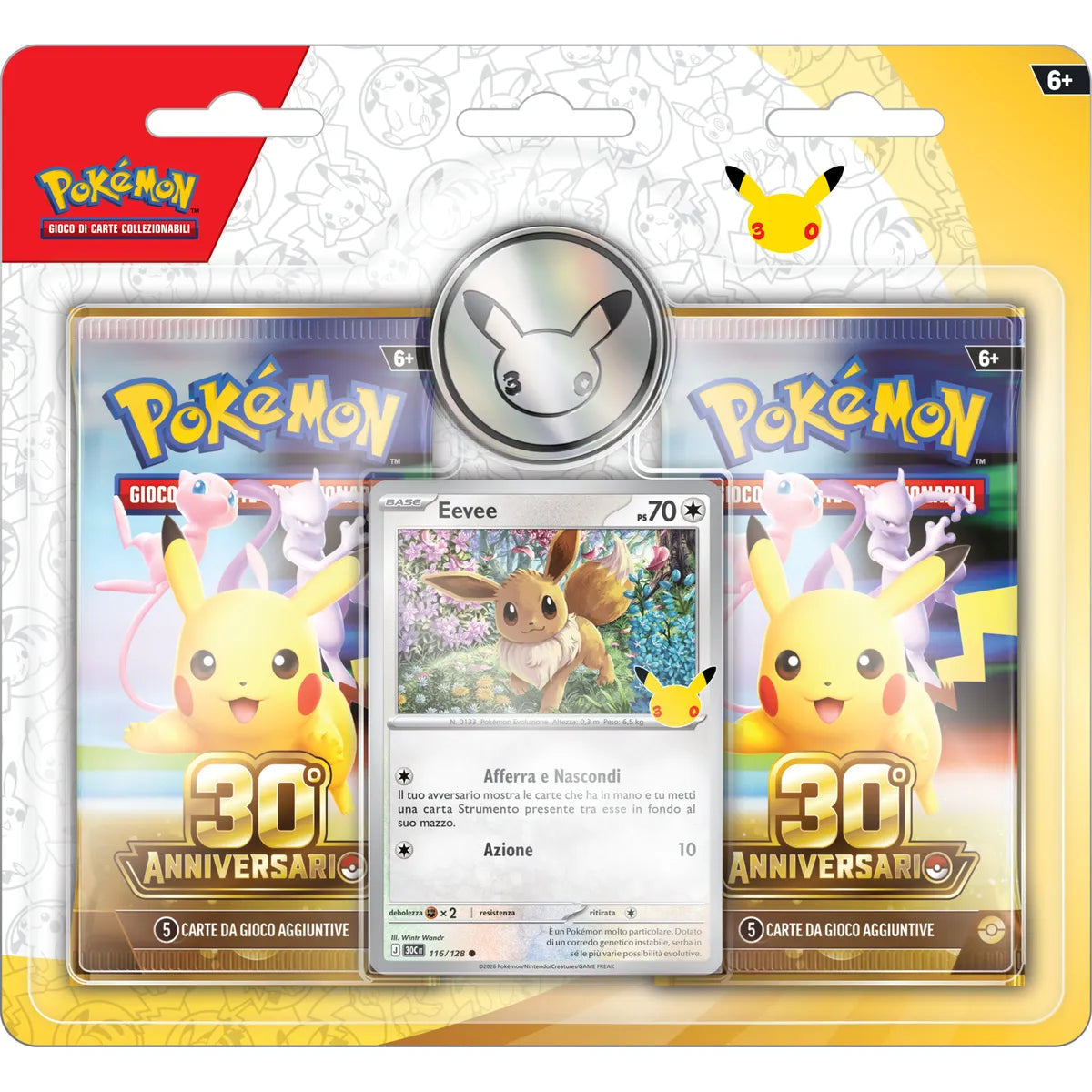Pokémon 30° Anniversario - Blister 2 Buste ITA (Release 16/09/2026)
