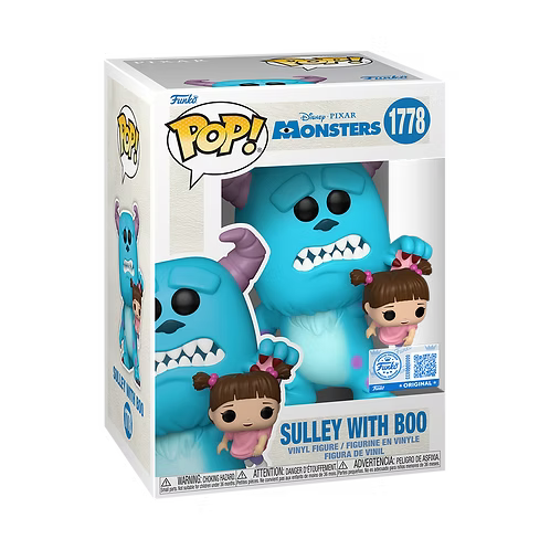 FUNKO POP  Monsters INC - 1778 Sulley With Boo (Exclusive) Release 30/09/2026