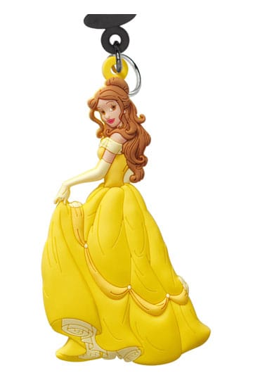 Disney Princess Soft Touch PVC Bag Clip Belle