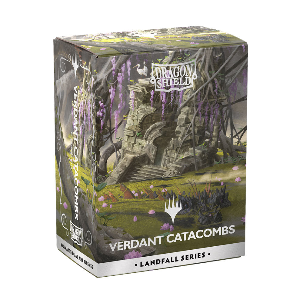 DRAGON SHIELD Matte Landfall Series - Verdant Catacomb (100 Bustine protettive)