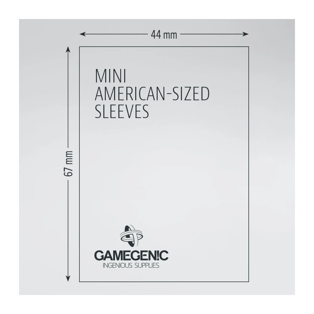 Board Game Sleeves Mini American Clear Matte – foto 2