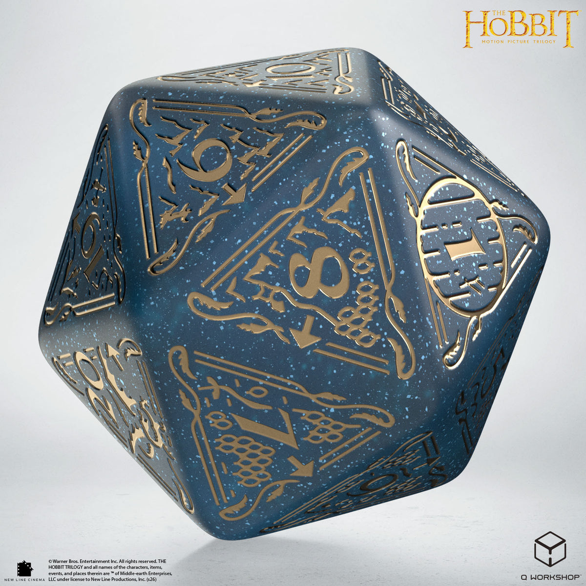 Q Workshop - The Hobbit: D20 Spindown Dado Jumbo: Aether – foto 2