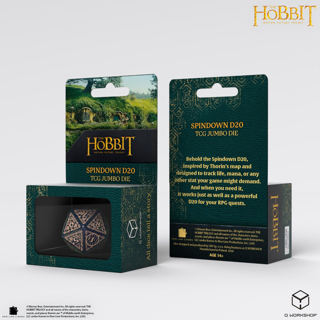 Q Workshop - The Hobbit: D20 Spindown Dado Jumbo: Tideborn