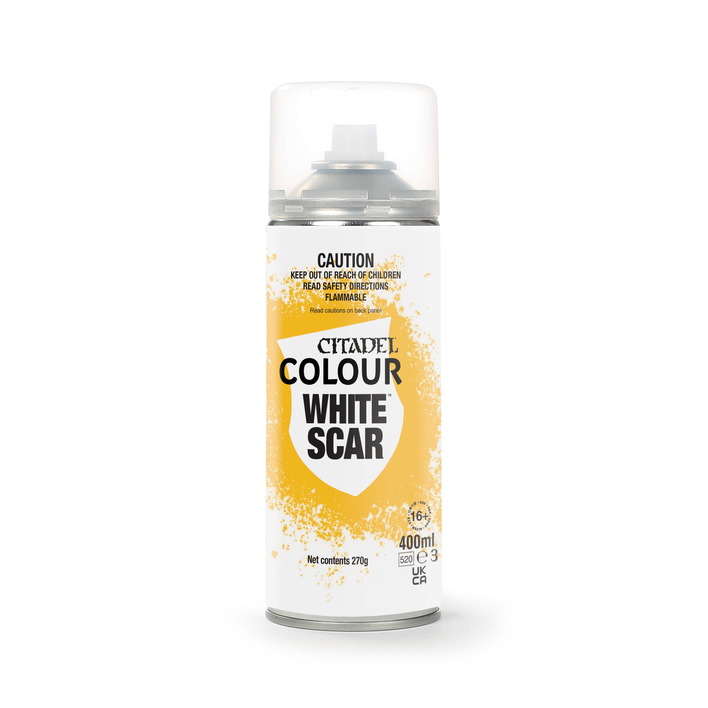 Citadel Model Paint: White Scar Spray Paint Base (400ml)