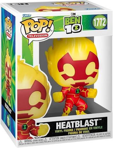 FUNKO POP TV: Ben 10 - Heatblast 9 cm (Pop!)