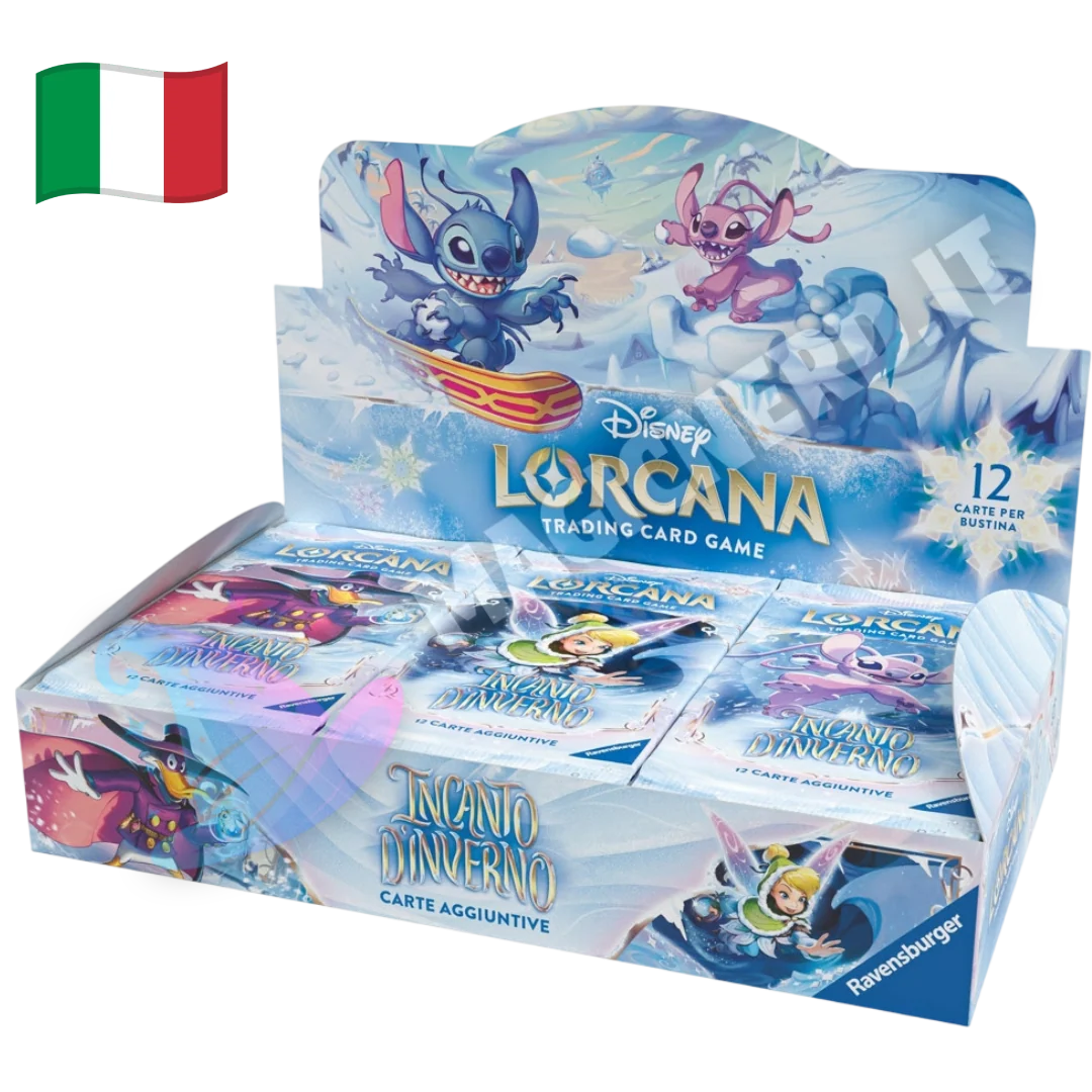 [PREORDER] LORCANA - BOX 24 BUSTE - INCANTO D'INVERNO - ITA