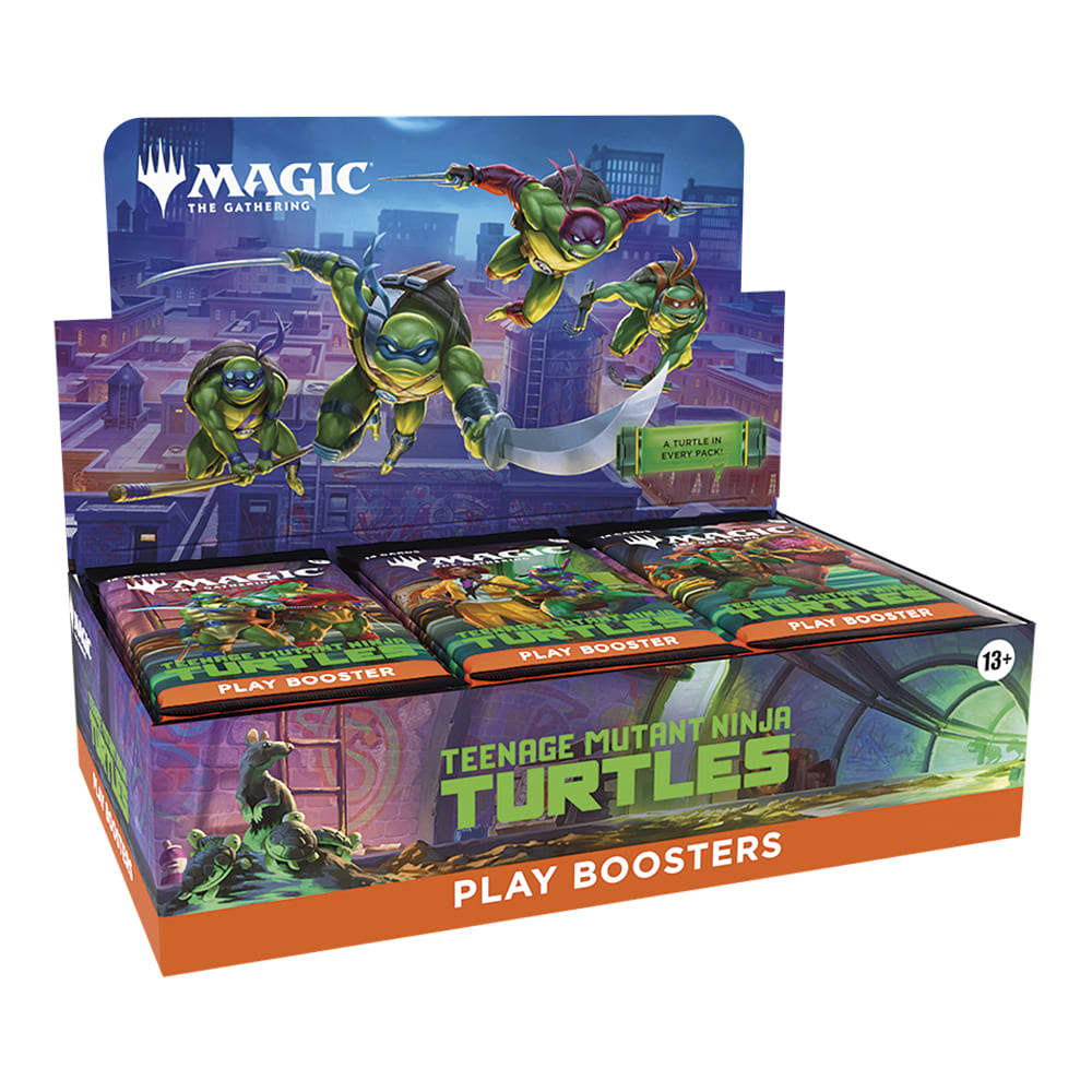 BOX PLAY BOOSTER - TEENAGE MUTANT NINJA TURTLES (30 BUSTE) - ITA