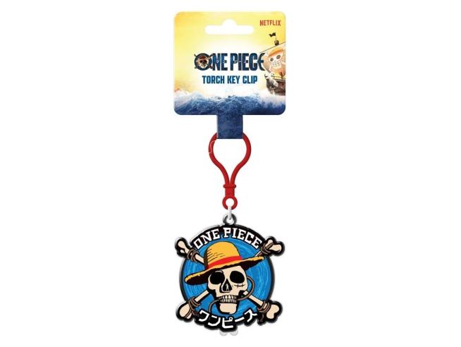 ONE PIECE STRAW HAT CREW ICON portachiavi con torcia