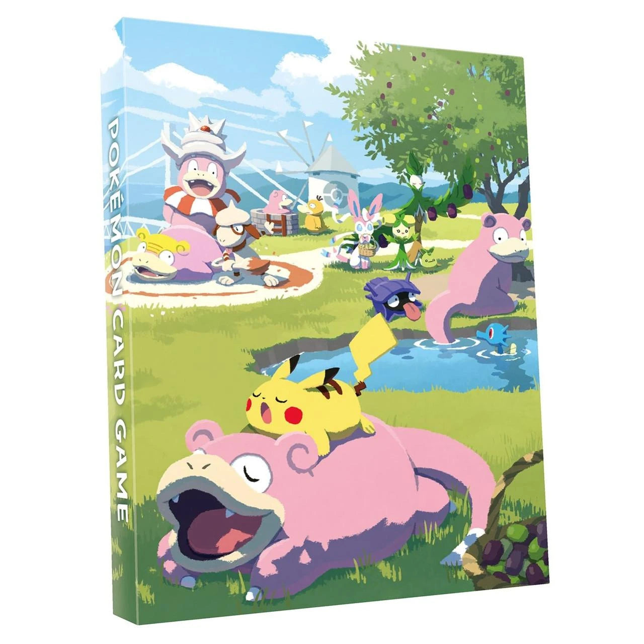 Pokémon Portfolio 4 Tasche ad Anelli Pikachu e Slowpoke - Pokémon Center Exclusive