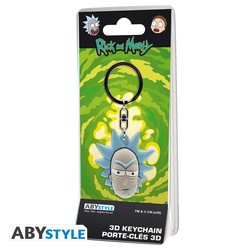 RICK AND MORTY Portachiavi 3D Rick Sanchez
