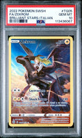 POKEMON SWSH FA ZEKROM BRILLIANT STARS-ITALIAN #TG05 PSA10