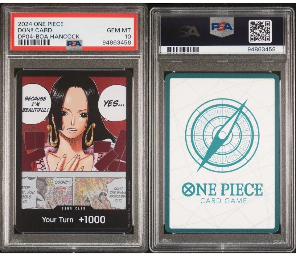 DON!! CARD DP04 BOA HANCOCK PSA10