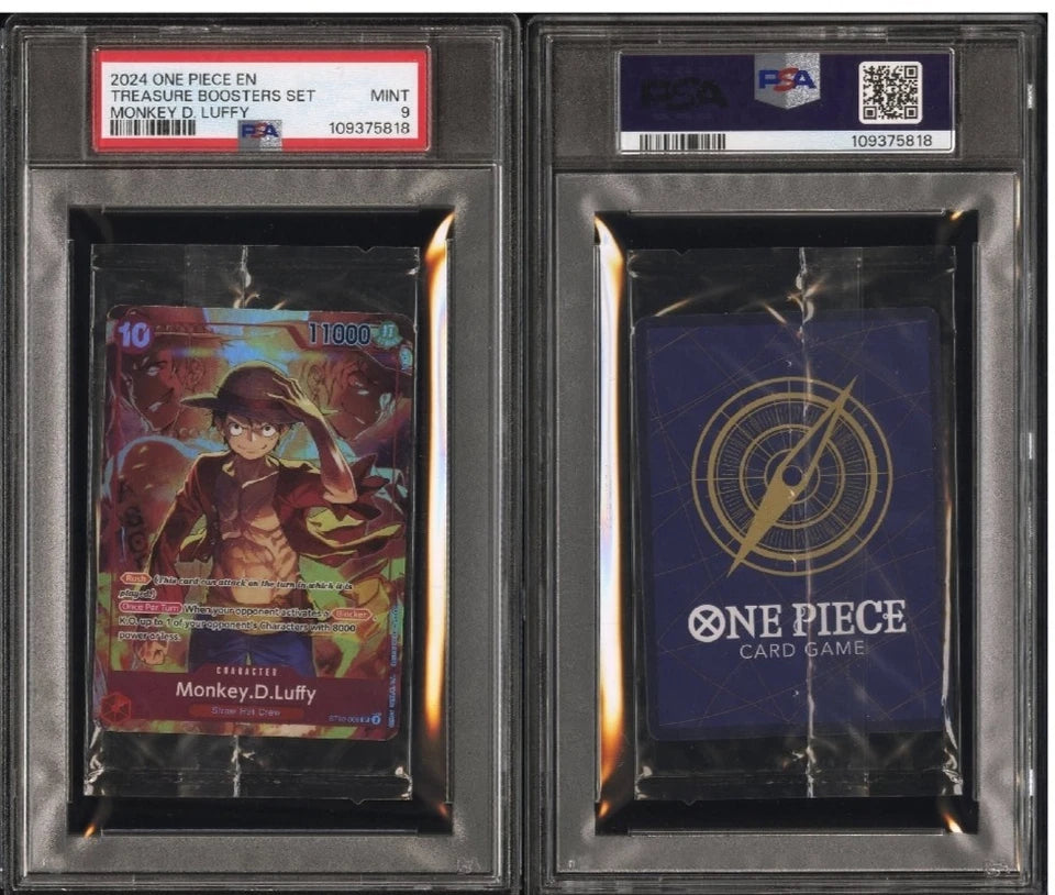 TREASURE BOOSTERS SET MONKEY D. LUFFY ST10-006 PSA9
