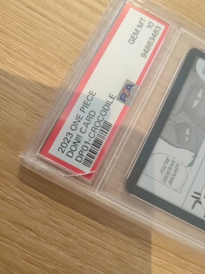 DON!! CARD DP01 CROCODILE PSA10