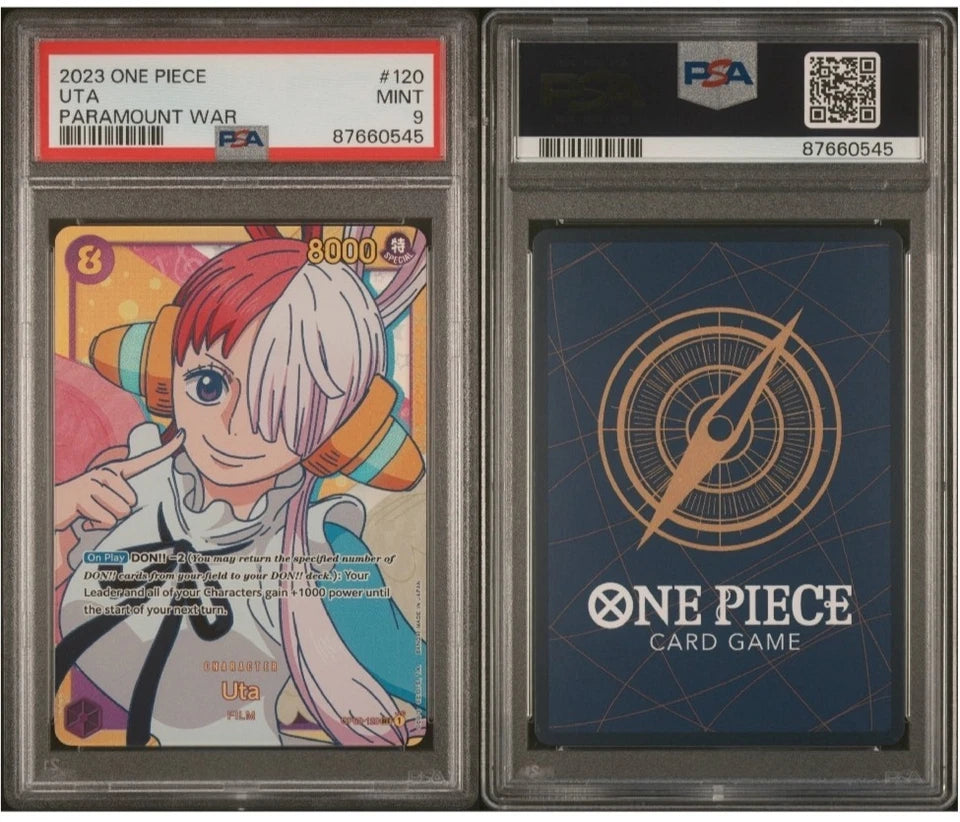 UTA PARAMOUNT WAR #120 ONE PIECE PSA9 Op02