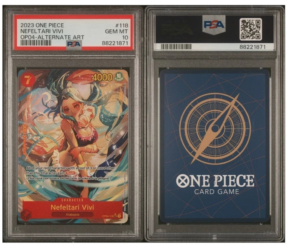 NEFELTARI VIVI OP04 ALTERNATE ART PSA10 #118