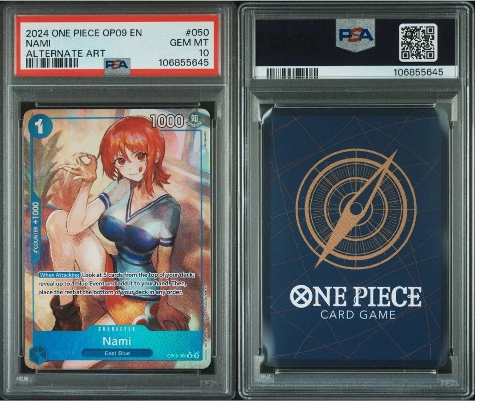 One Piece Nami Alternate Art Op09 EN #050