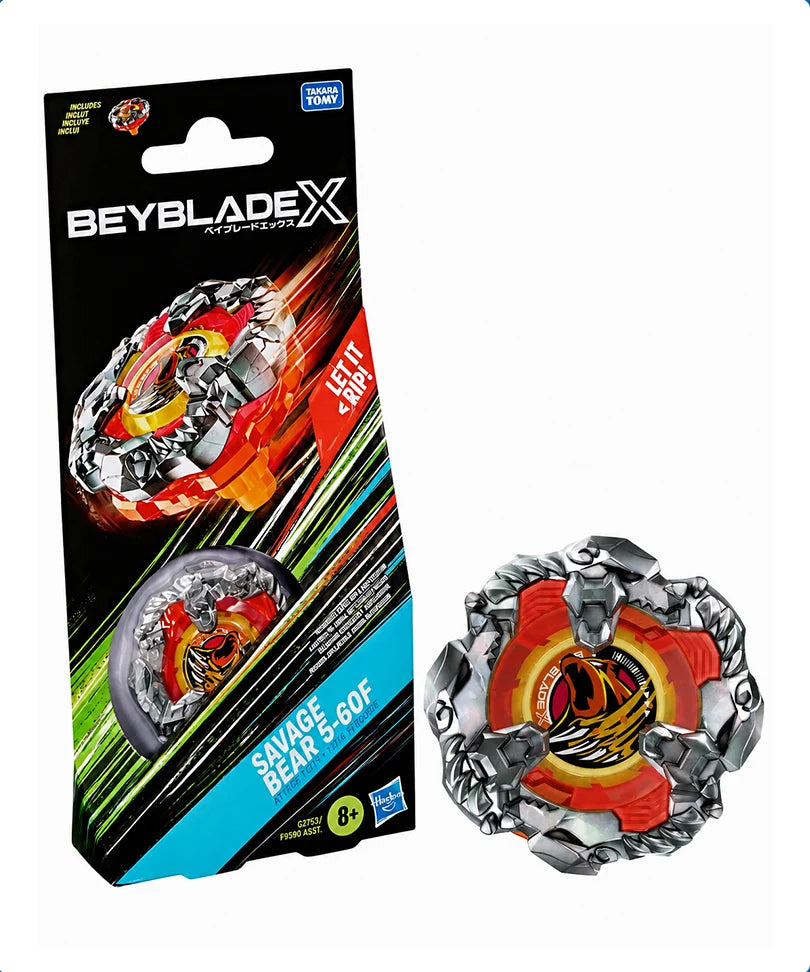 Beyblade X | Savage Bear 5-60F BX Booster Pack Set